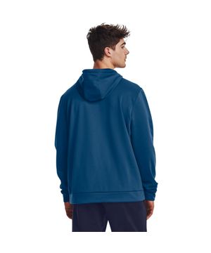 Moletom Masculino Under Armour Rival Fleece Big Logo Azul