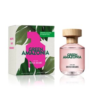 benetton united dreams green amazonia eau de toilette for her 80ml