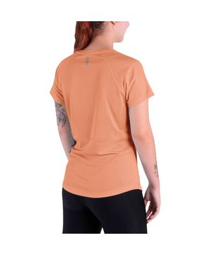 Camiseta de Corrida Feminina Under Armour Speed Stride Laranj