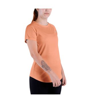 Camiseta de Corrida Feminina Under Armour Speed Stride Laranj