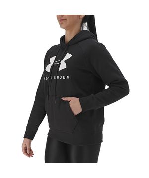 Moletom de Treino Feminino Rival Fleece Hoodie Preto