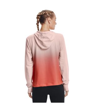 Moletom Feminino Under Armour Rival Terry Gradient Hoodie Rosa