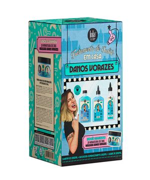 kit danos vorazes lolla shampoo booster leave in