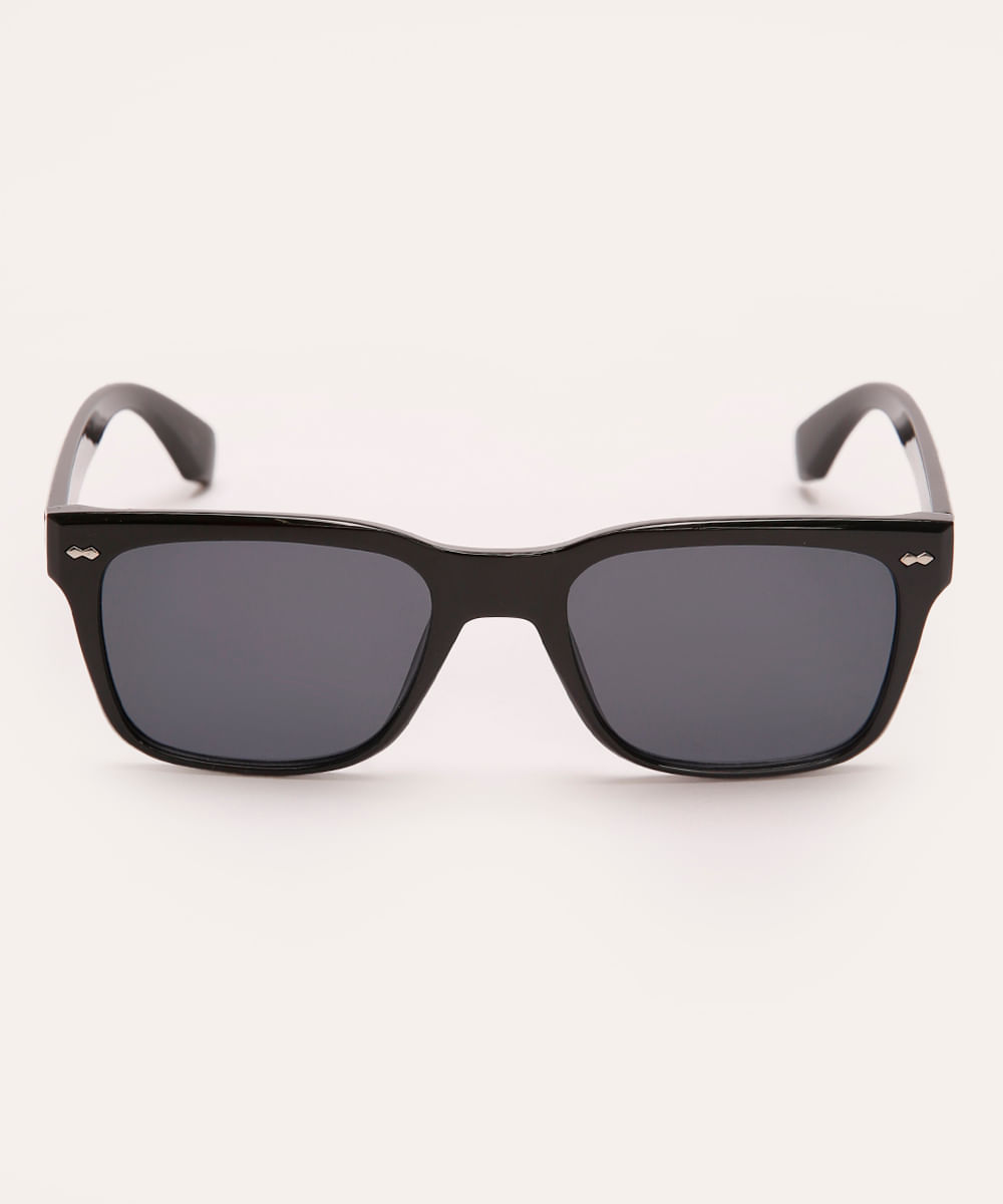 óculos de sol triton quadrado preto
