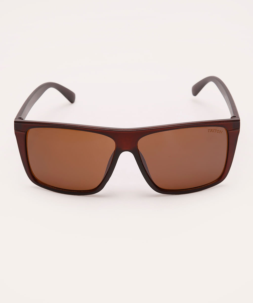 óculos de sol esportivo triton marrom