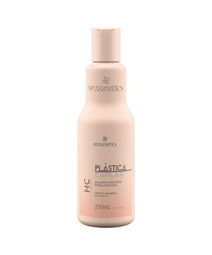 Kit Ecosmetics Plástica Capilar Shampoo Proteina 250ml, Condicionador 250ml, Leave In Protector 250ml, Máscara Hidratante