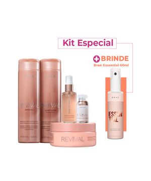 Brae Revival Kit Reconstrução Home Care (5 Produtos)