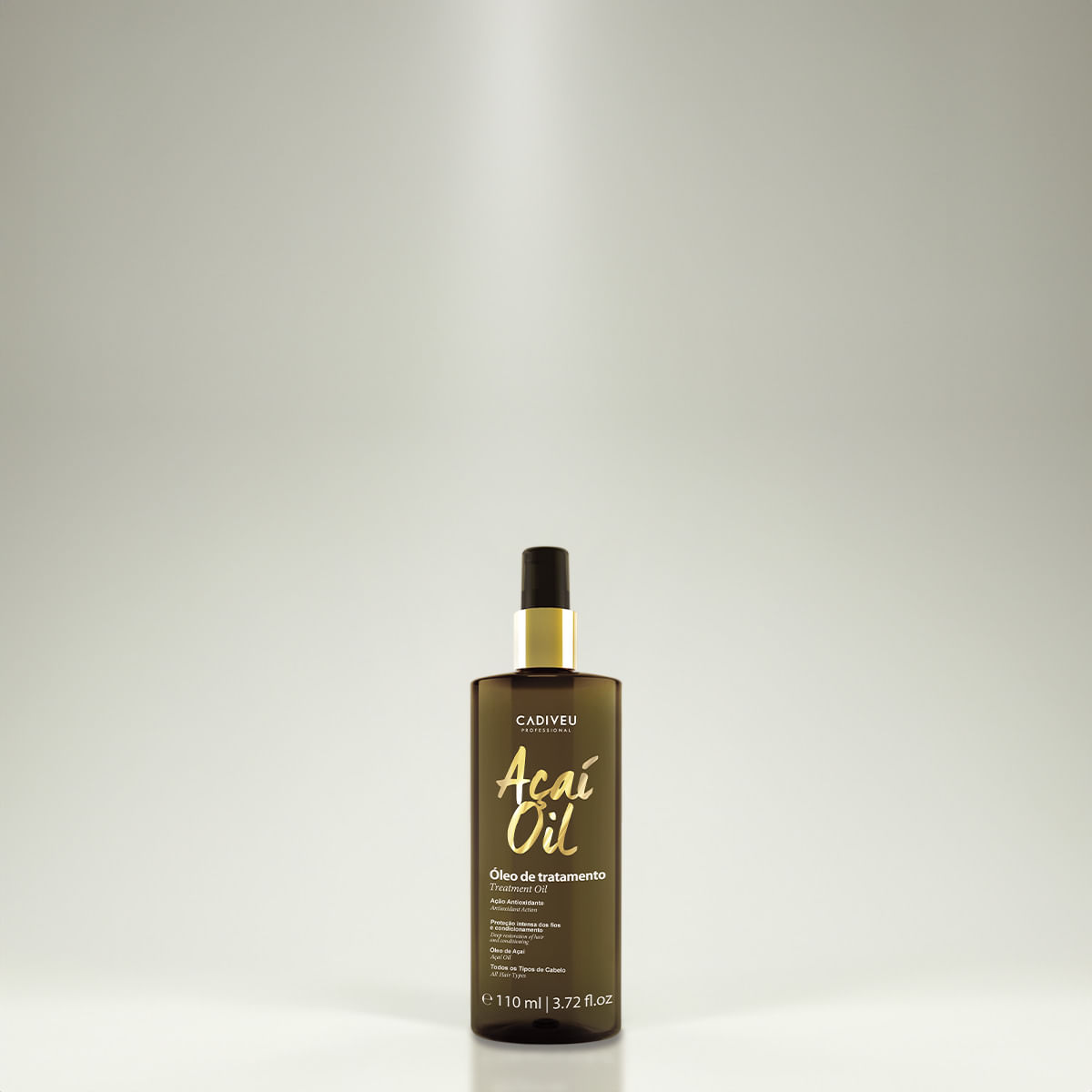 Kit Cadiveu Professional Quartzo Shine Shampoo Condicionador Máscara Pré-Shampoo e Açaí Oil 110 (5 produtos)
