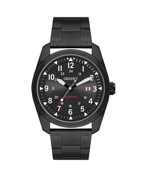 relógio masculino orient analógico calendário mpss1042 p2px preto