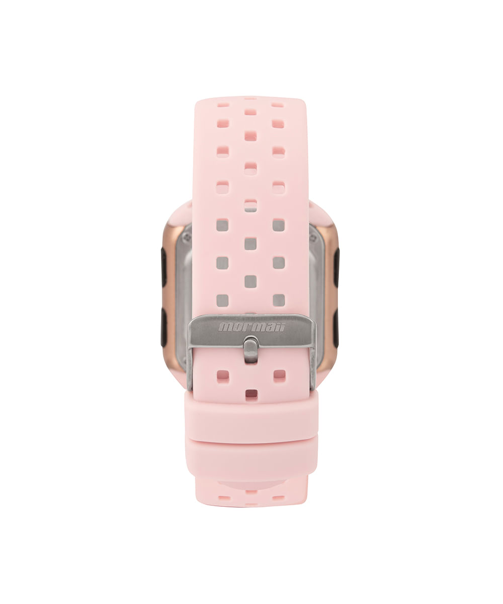 relógio mormaii mo6600d8t digital rosê