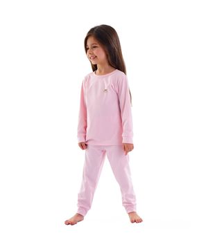 Pijama Térmico Infantil Energy Thermo Dry Rosa Claro Up Baby