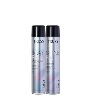 Kit Truss Modelador Medium e Shine Fix Spray de Brilho (2 produtos)