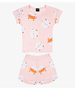 Pijama Infantil Feminino Select Rosa