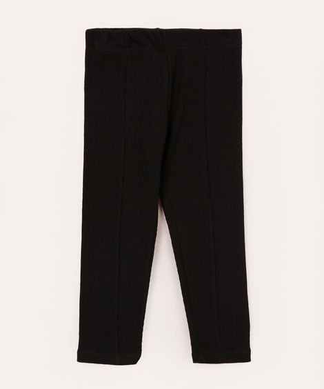 calça legging de montaria infantil preta