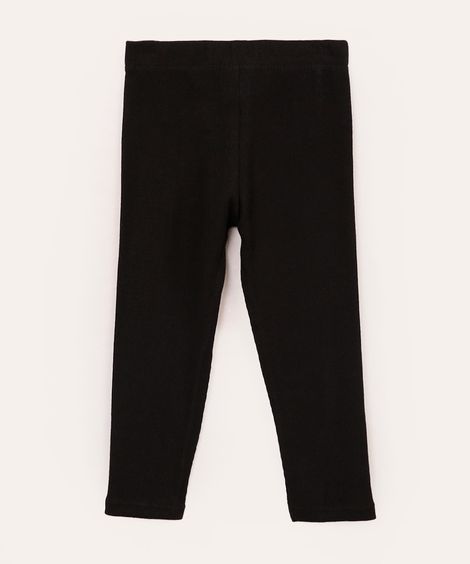 calça legging de montaria infantil preta