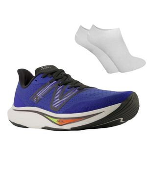 Kit Tênis New Balance Rebel V3 Masculino Par de Meia Azul