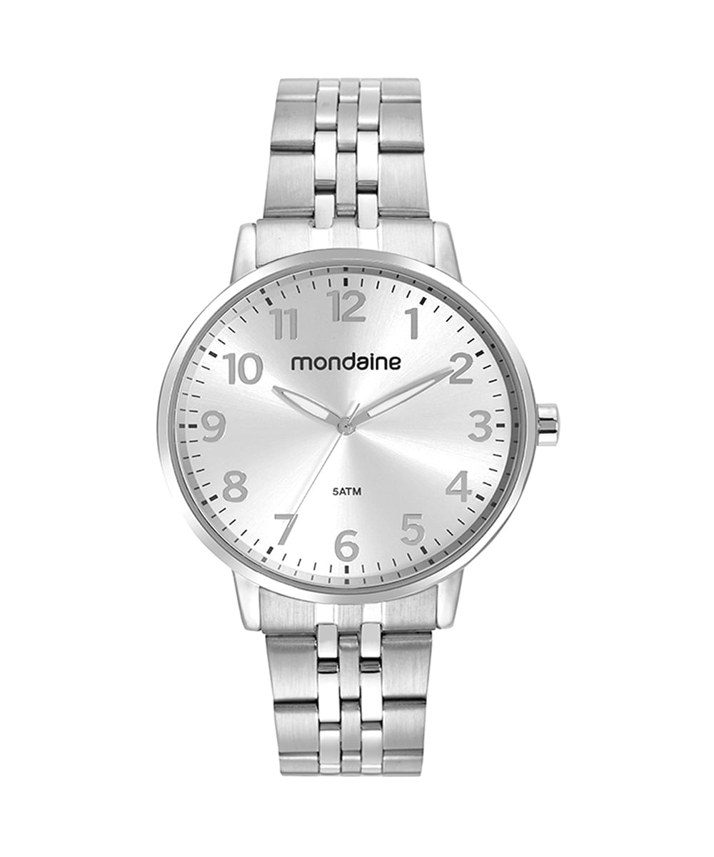 relógio mondaine 32662l0mvne3kk analógico cinza