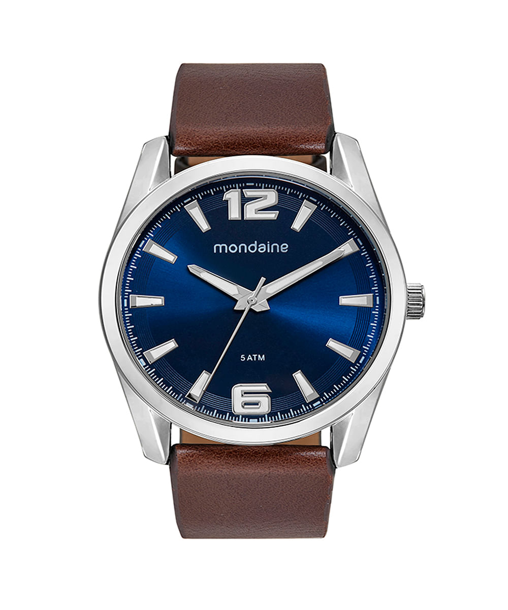 relógio mondaine 76787g0mvnh2kt analógico prateado