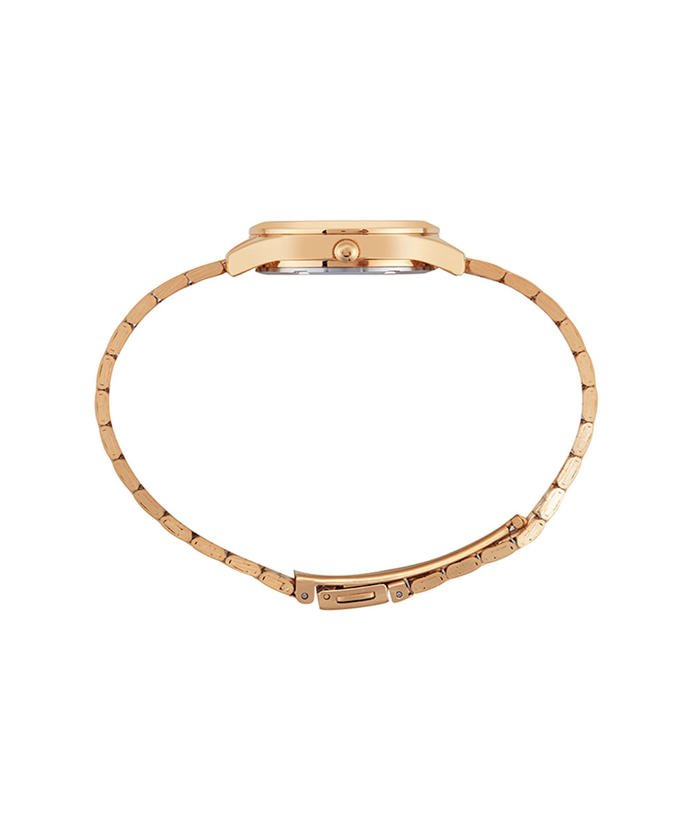relógio mondaine 32698lpmvde1kk analógico dourado