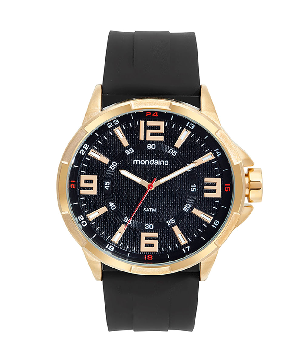 relógio mondaine 99663gpmvdi2kf analógico preto