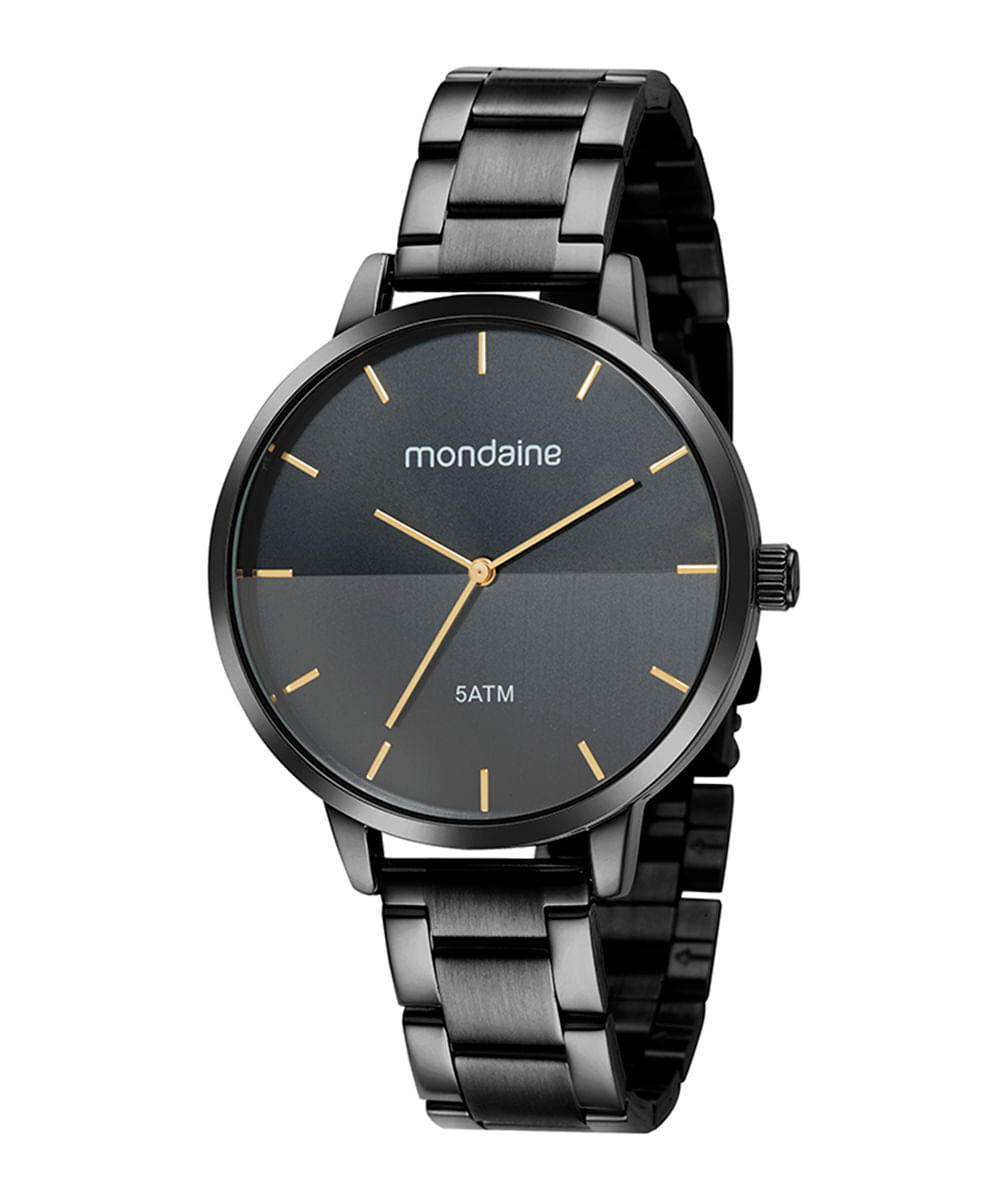 relógio mondaine 32387lpmvpe4kt analógico preto