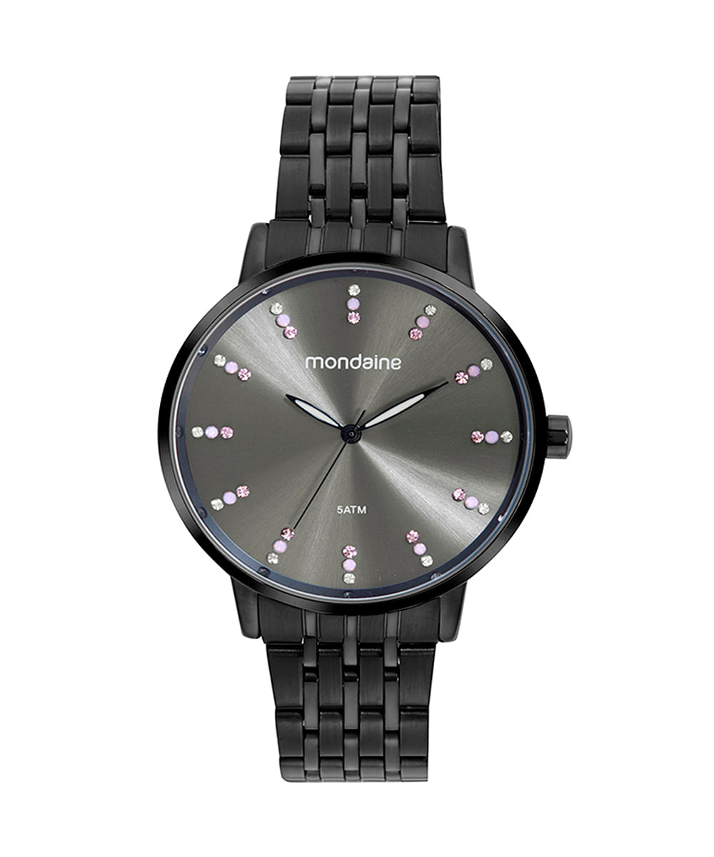 relógio mondaine 32666lpmvpe2ka analógico preto