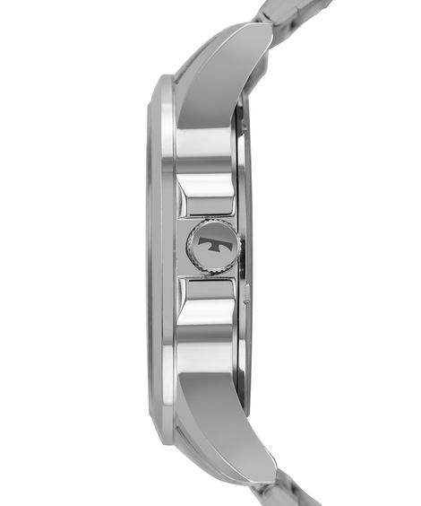 relógio technos analógico 2115molsk1b prateado