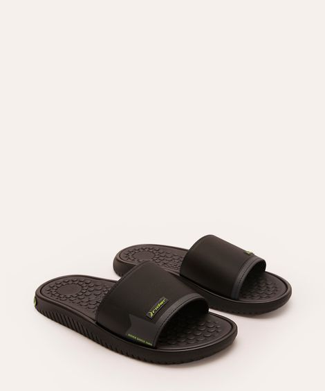 chinelo slim slide rider - preto