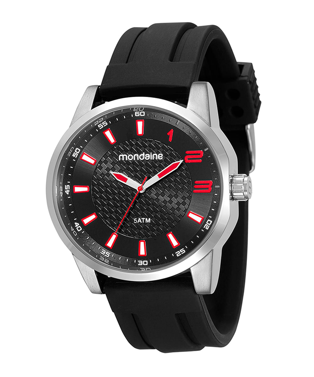relógio mondaine 53526g0mvni1kt analógico prateado