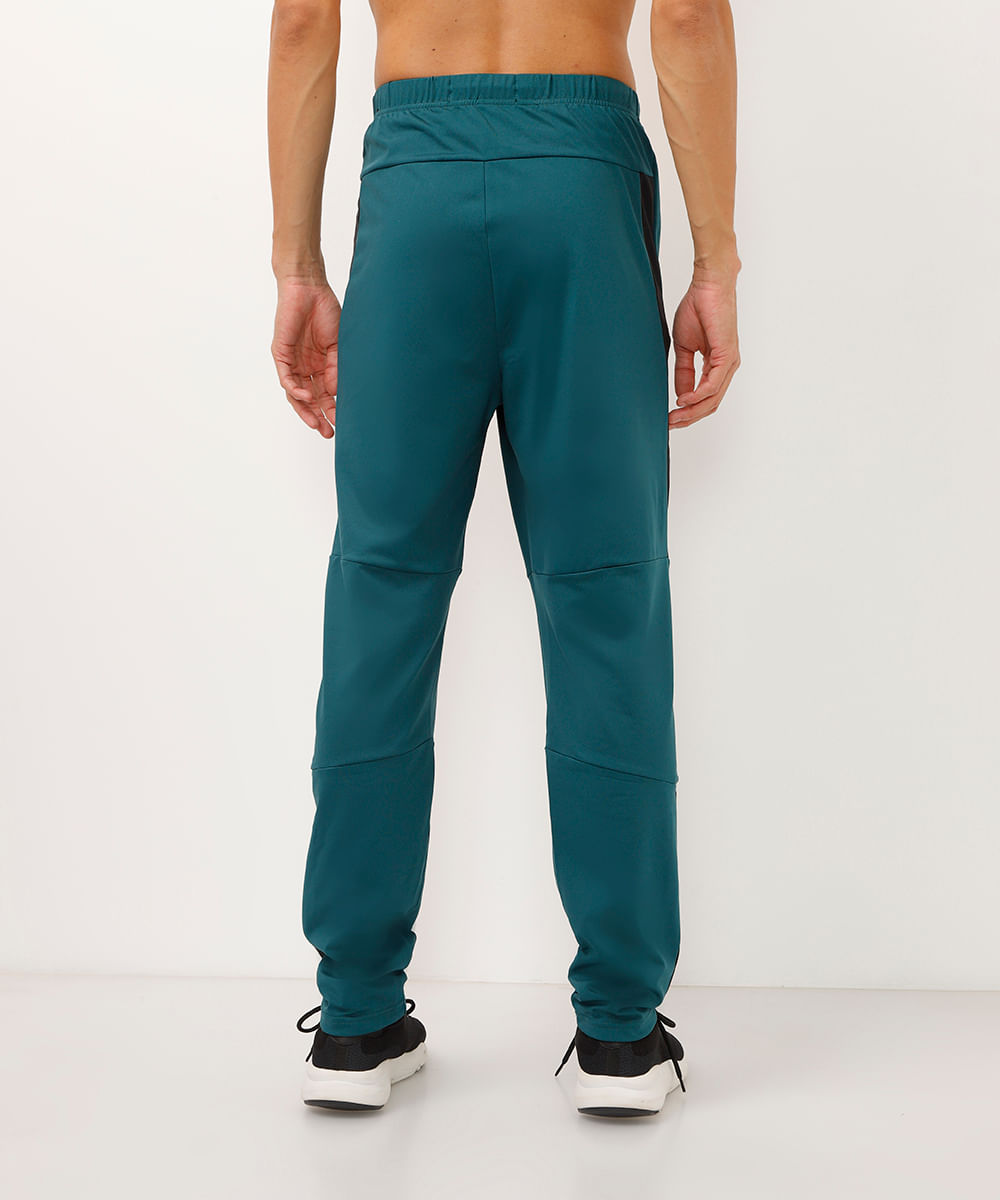calça de moletom jogger com bolso esportiva verde