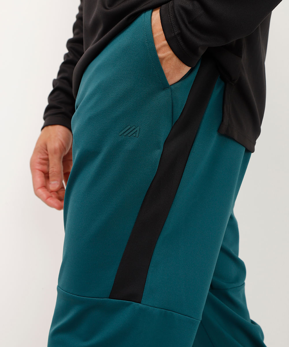 calça de moletom jogger com bolso esportiva verde