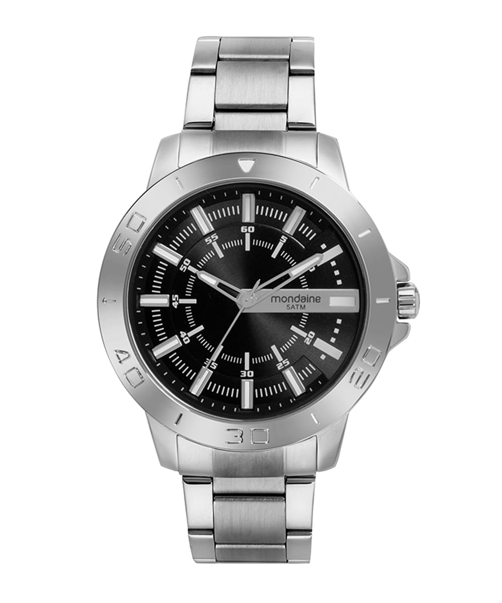 relógio mondaine 99700g0mvne1kt analógico cinza