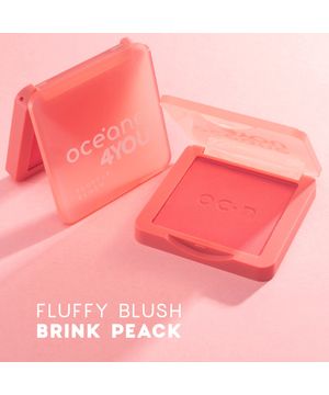 Blush Cremoso Pêssego - Fluffy Blush Brink Peach 4you 7g