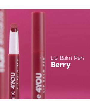 Hidratante Labial Cereja - Lip Balm Pen Berry 4you 1,8g