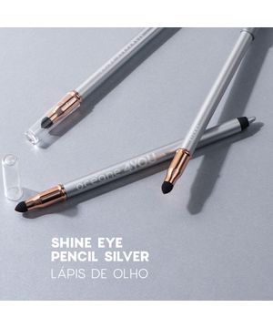 Lápis Para Olhos Prata - Shine Eye Pencil Silver Océane 4you 1,4g