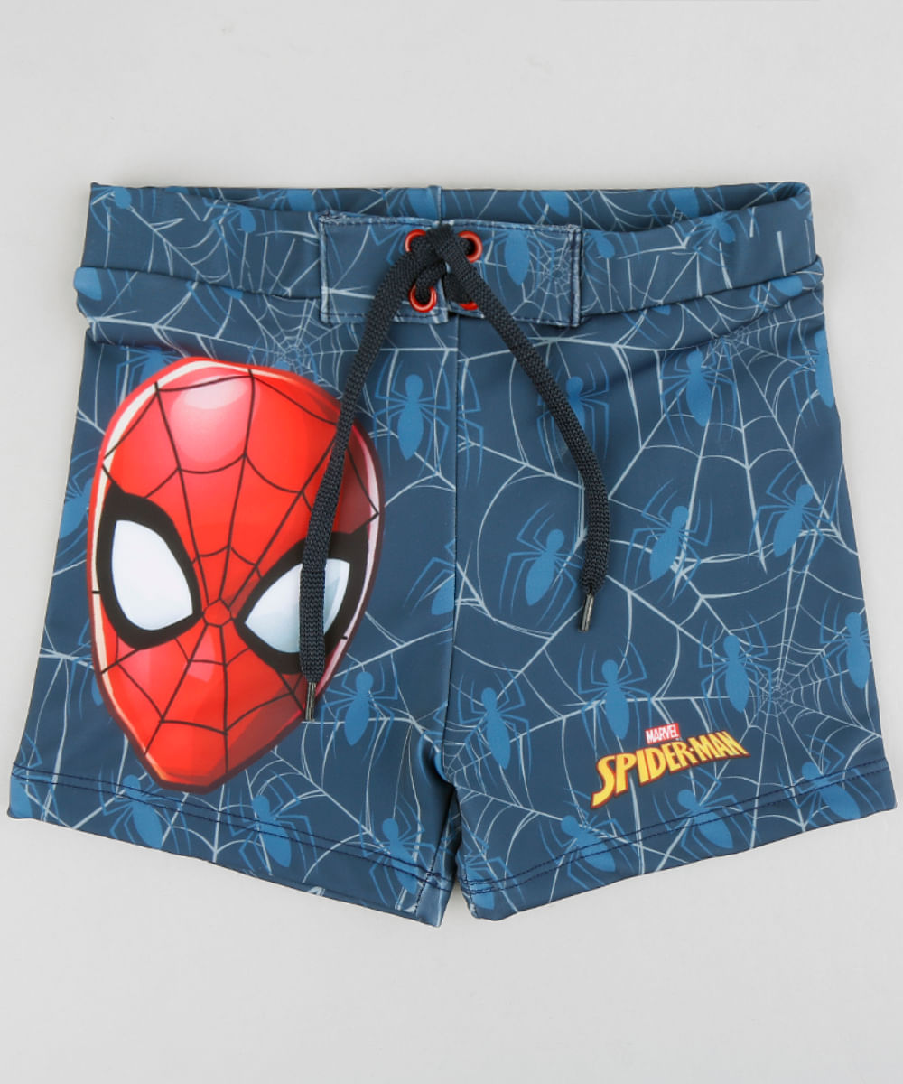 Sunga-Infantil-Boxer-Homem-Aranha-com-Cordao-Azul-9231714-Azul_1