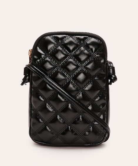 bolsa phonebag matelassê preto