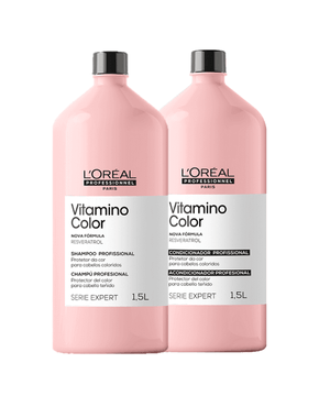 Kit L'Oréal Professionnel Serie Expert Vitamino Color Resveratrol Duo 1,5L (2 Produtos)