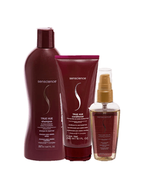 Senscience Kit True Hue Shampoo 280ml Condicionador 240ml e Oleo Capilar 55ml