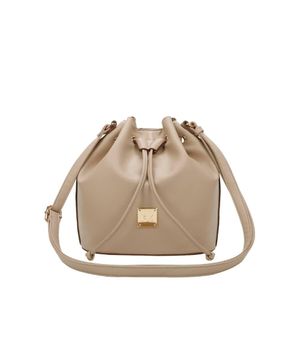 Bolsa Bucket Média Ss23 Cfk109 - Nude