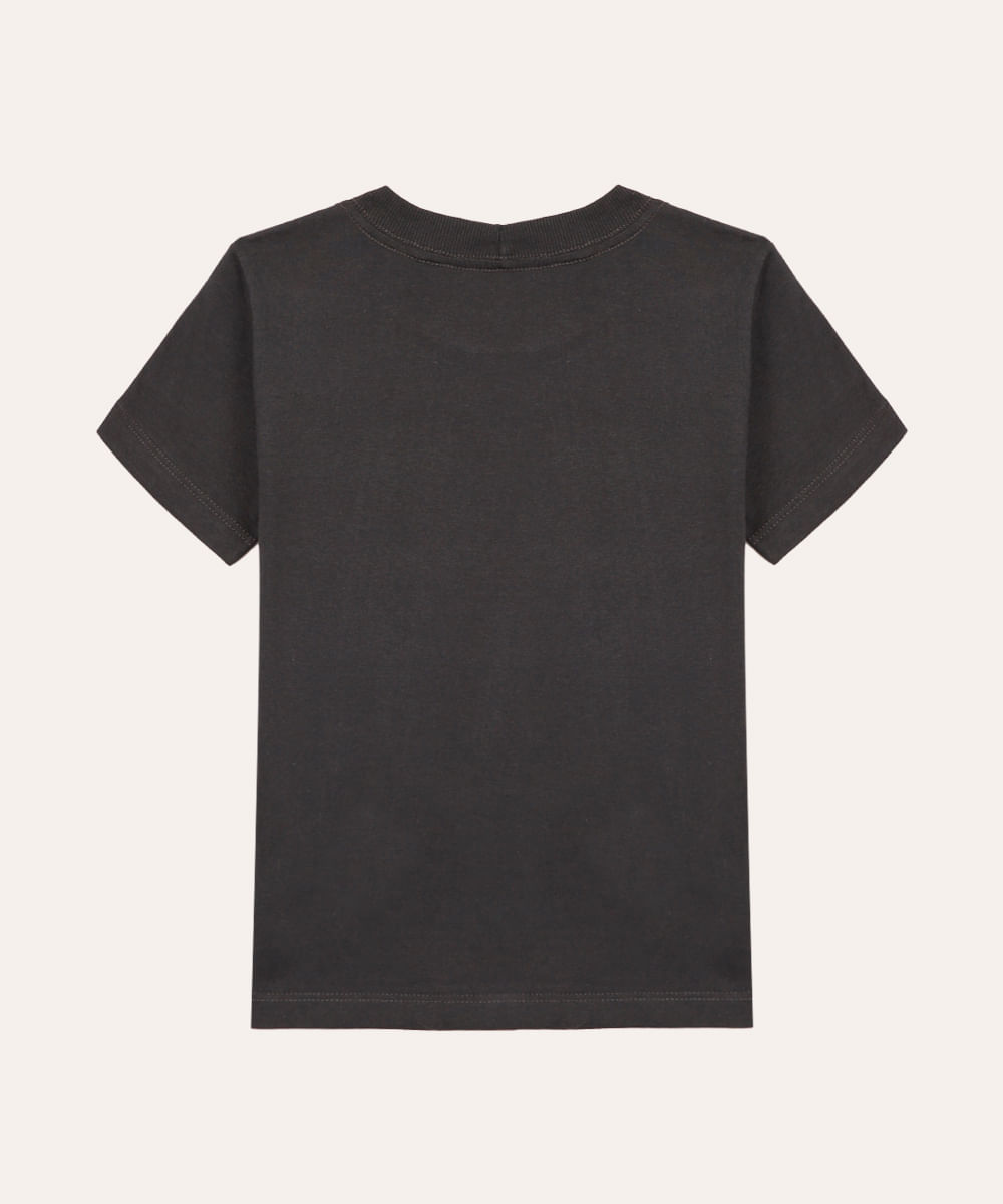 camiseta de algodão infantil sonic cinza