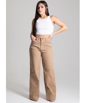 Calça Sarja Sawary Wide Leg - 277191