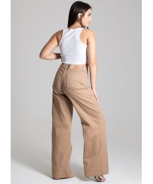 Calça Sarja Sawary Wide Leg - 277191