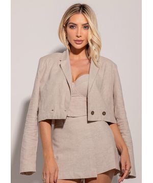 Blazer Linho Sawary Xadrez - 277227