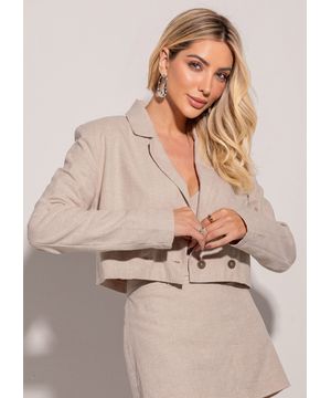 Blazer Linho Sawary Xadrez - 277227