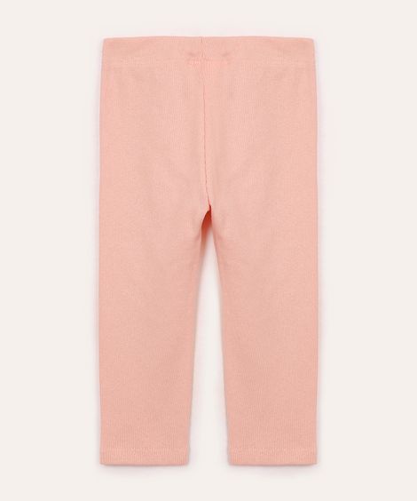 calça de algodão infantil montaria rosa