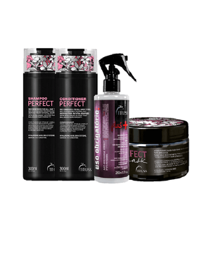 Truss Perfect Shampoo 300ml Condicionador 300ml Mask180g Uso obrigatorio Plus+ 260ml