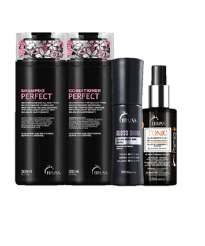 Truss Perfect Shampoo 300ml Condicionador 300ml Tonic 120ml Gloss Shine 90ml