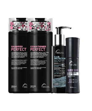 Truss Perfect Shampoo 300ml Condicionador 300ml Hair Protector 250ml Gloss Shine 90ml