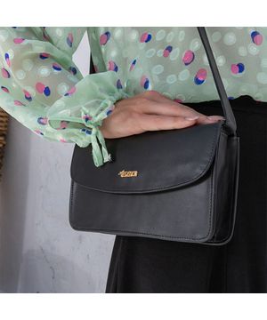 Bolsa Crossbody Fivela Preto